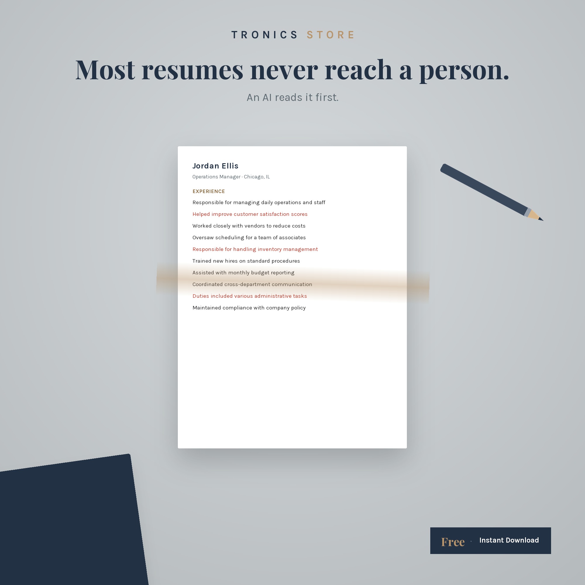 How an AI resume filter screens job applications